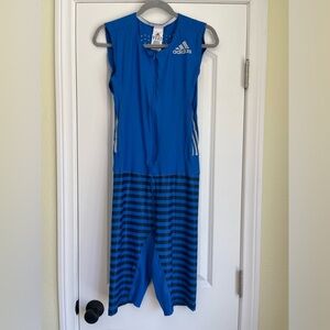 Adidas AdiZero ClimaLite Sleeveless One Piece Speedsuit Singlet Running Men's L